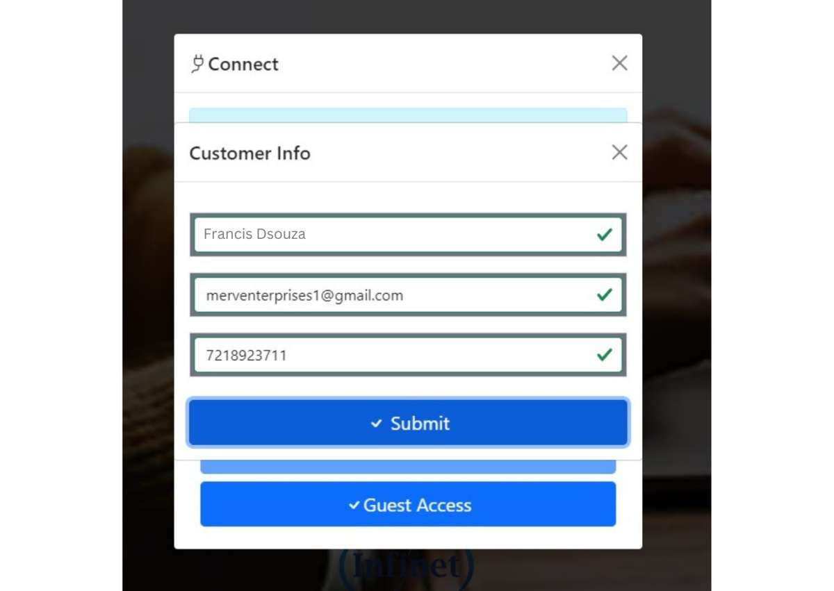 Wi-Fi Captive Portal - Guest Access - Step 3